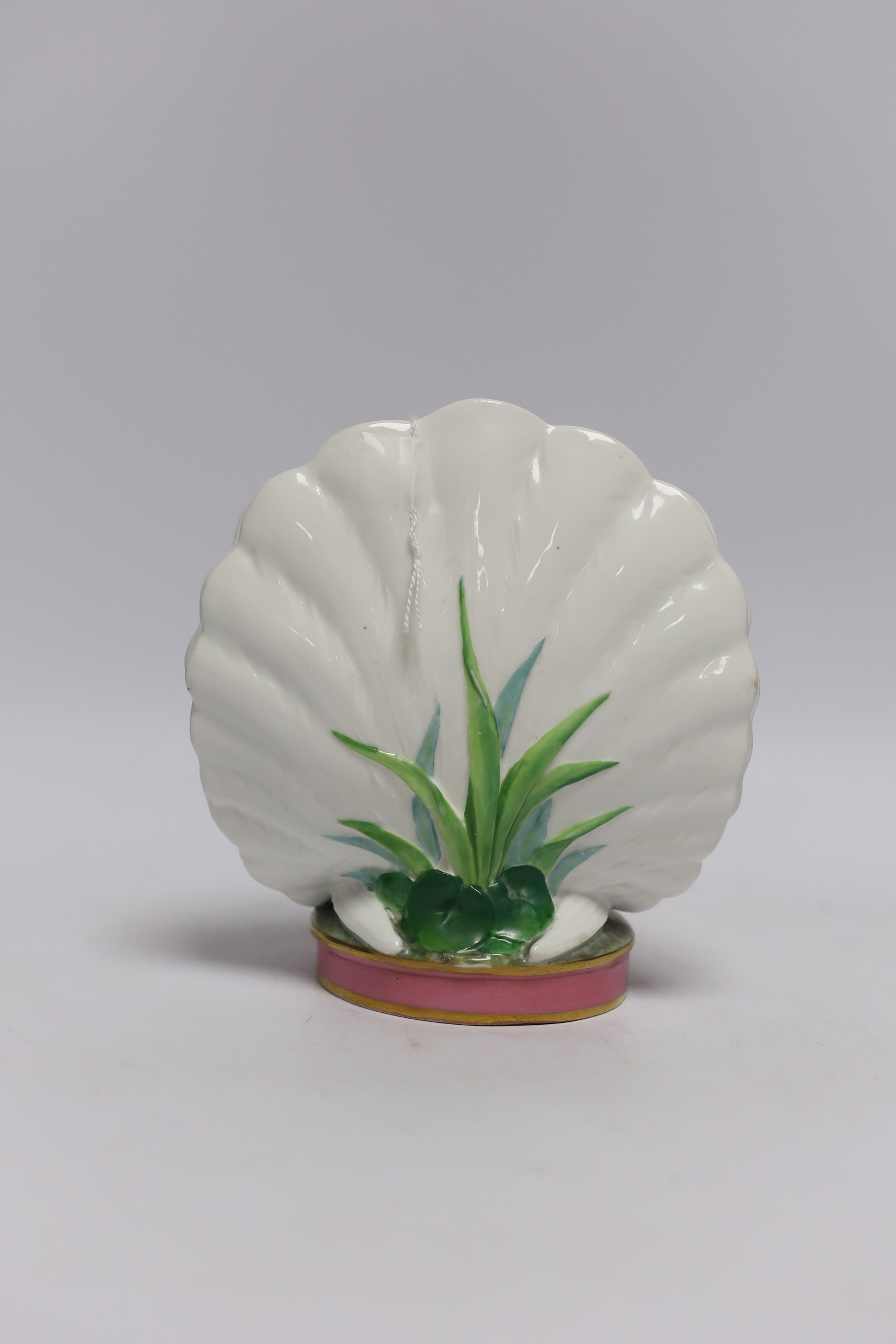 A Victorian Minton model of a fantail dove, 15cm